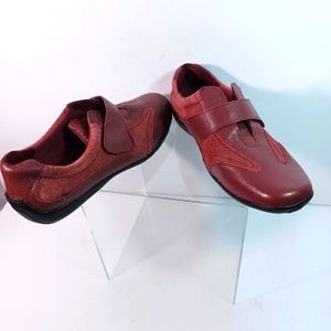 Dr Scholl's, Maroon, Leather Double Air-pillo Insoles Shoes, Size: 8M
